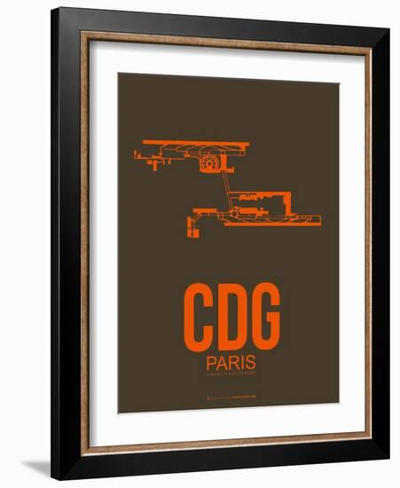 Cdg Paris Poster 3-NaxArt-Framed Art Print