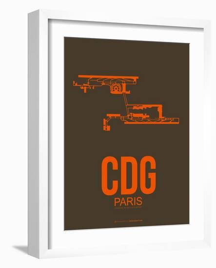 Cdg Paris Poster 3-NaxArt-Framed Art Print