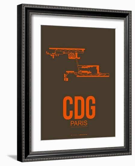 Cdg Paris Poster 3-NaxArt-Framed Art Print