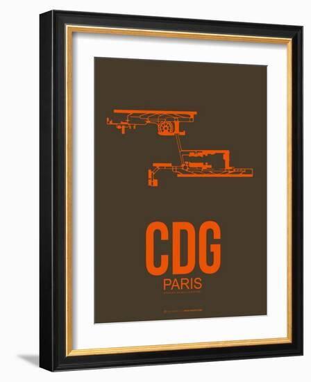 Cdg Paris Poster 3-NaxArt-Framed Art Print