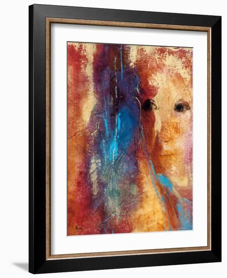 Ce je sais si simple-Huguette Lagacé-Framed Art Print