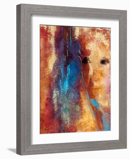 Ce je sais si simple-Huguette Lagacé-Framed Art Print