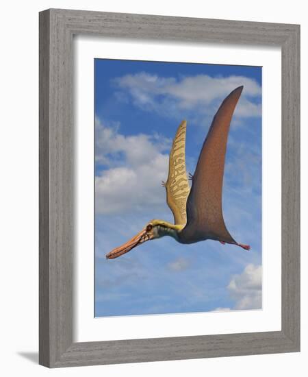 Cearadactylus Atrox, a Large Pterosaur from the Cretaceous Period-null-Framed Art Print
