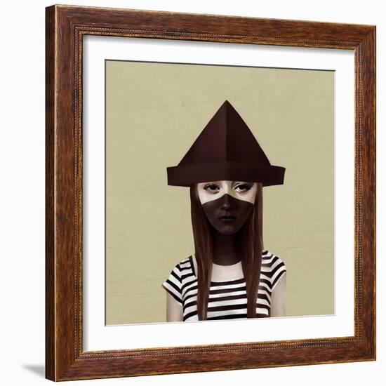 Ceci N'Est Pas Un Chapeau-Ruben Ireland-Framed Premium Giclee Print