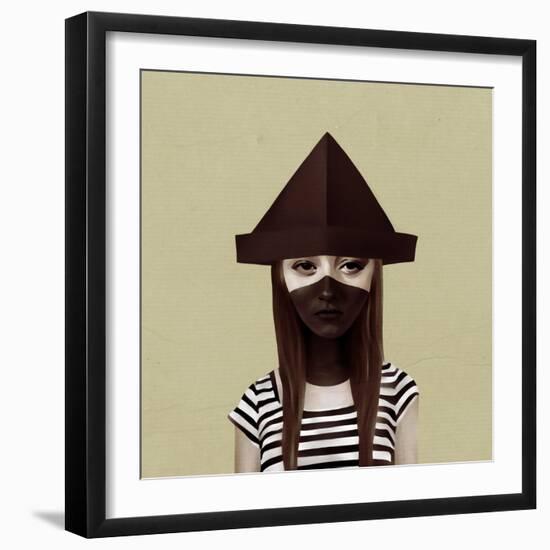 Ceci N'Est Pas Un Chapeau-Ruben Ireland-Framed Premium Giclee Print