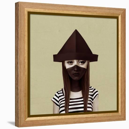 Ceci N'Est Pas Un Chapeau-Ruben Ireland-Framed Stretched Canvas