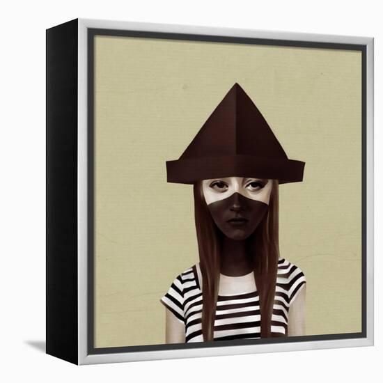 Ceci N'Est Pas Un Chapeau-Ruben Ireland-Framed Stretched Canvas