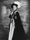 Queen Elizabeth II in Robes and Wearing the Order of the Garter, England-Cecil Beaton-Photographic Print