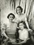 Her Majesty Queen Elizabeth the Queen Mother, Princess Elizabeth and Princess Margaret-Cecil Beaton-Photographic Print