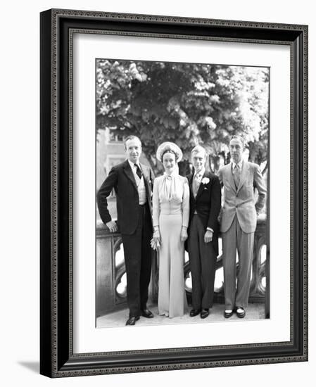 Cecil Beaton, the Duchess of Windsor, the Duke of Windsor and Edward Dudley Metcalfe, England-Cecil Beaton-Framed Giclee Print