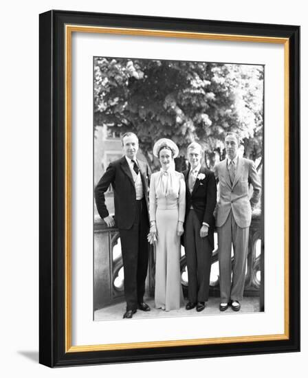 Cecil Beaton, the Duchess of Windsor, the Duke of Windsor and Edward Dudley Metcalfe, England-Cecil Beaton-Framed Giclee Print