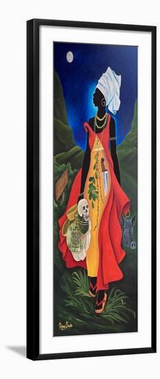 Cecile Fatiman, 2021 (Acrylic on Canvas)-Patricia Brintle-Framed Giclee Print