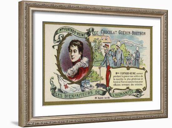 Cecile Furtado-Heine, French Philanthropist-null-Framed Giclee Print