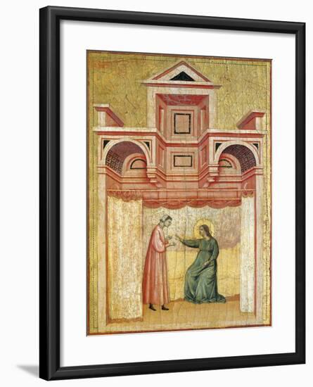 Cecilia Persuading Her Husband Valerian to Baptism-null-Framed Giclee Print