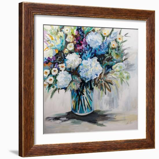 Cecilias Bouquet-Jeanette Vertentes-Framed Art Print