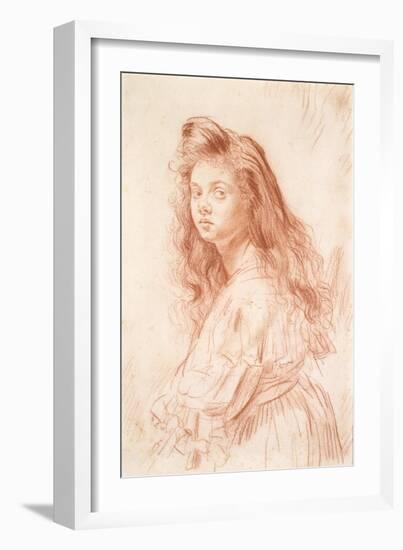 Cecily Beresford Hope-Augustus Edwin John-Framed Giclee Print