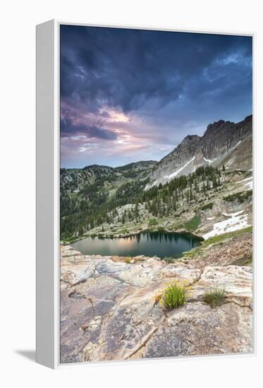 Cecret Lake In Little Cottonwood Canyon-Lindsay Daniels-Framed Premier Image Canvas