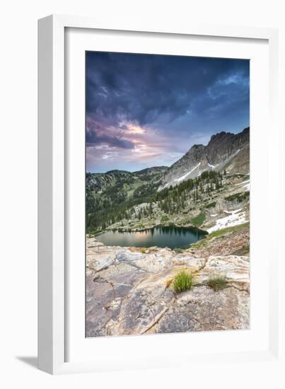 Cecret Lake In Little Cottonwood Canyon-Lindsay Daniels-Framed Photographic Print