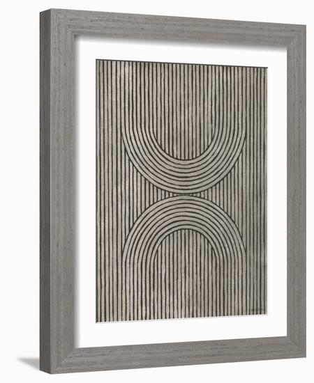 Cedar Grooves II-Vanna Lam-Framed Art Print