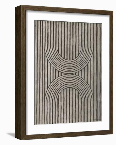 Cedar Grooves II-Vanna Lam-Framed Art Print