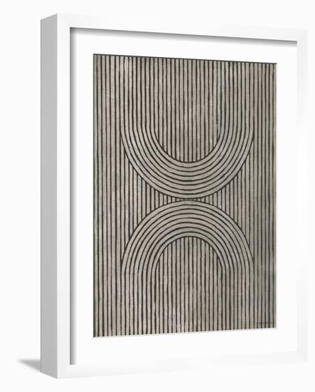 Cedar Grooves II-Vanna Lam-Framed Art Print