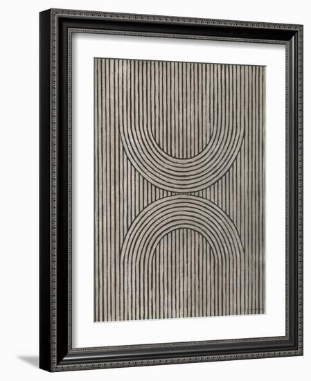 Cedar Grooves II-Vanna Lam-Framed Art Print