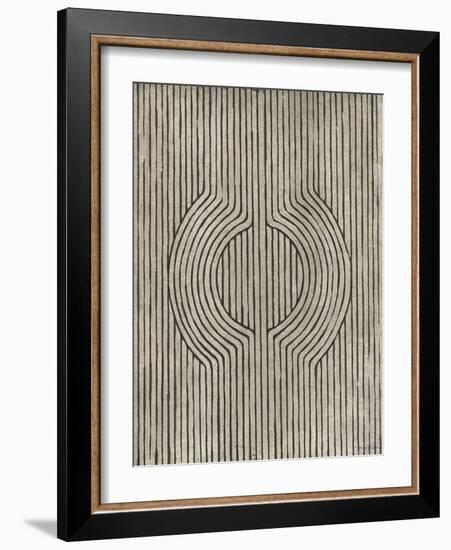 Cedar Grooves IV-Vanna Lam-Framed Art Print