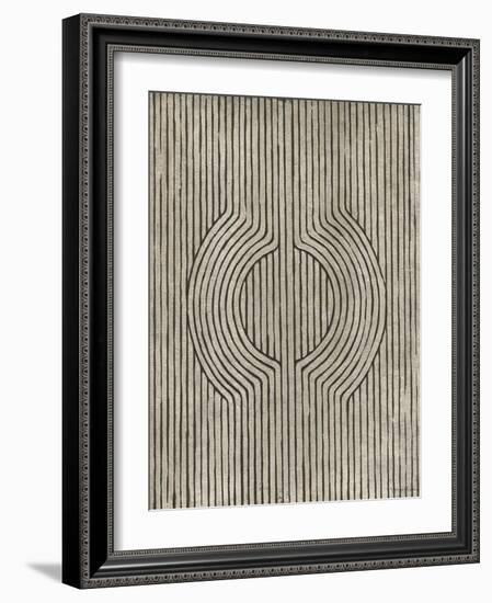 Cedar Grooves IV-Vanna Lam-Framed Art Print