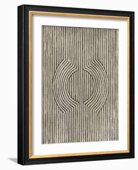 Cedar Grooves IV-Vanna Lam-Framed Art Print