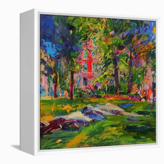 Cedar Hill, Central Park-Peter Graham-Framed Premier Image Canvas
