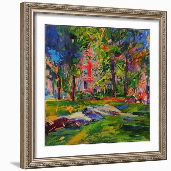 Cedar Hill, Central Park-Peter Graham-Framed Giclee Print