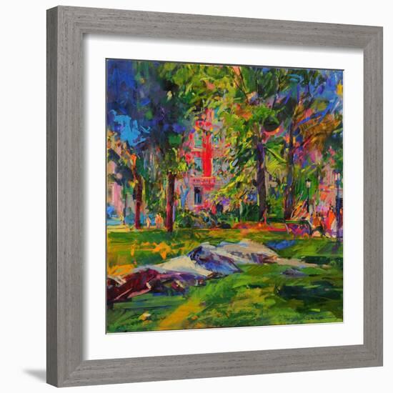 Cedar Hill, Central Park-Peter Graham-Framed Giclee Print