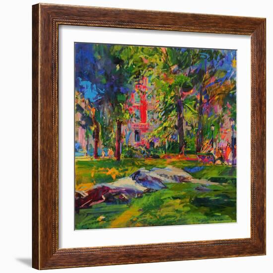 Cedar Hill, Central Park-Peter Graham-Framed Giclee Print