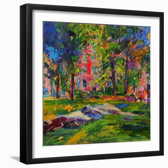 Cedar Hill, Central Park-Peter Graham-Framed Giclee Print