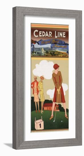 Cedar Line-Jane Travelin-Framed Art Print