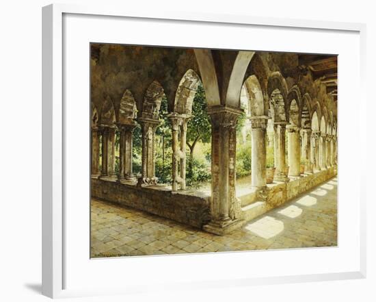 Cefalu Cloisters, Sicily, 1911-Josef Theodor Hansen-Framed Giclee Print