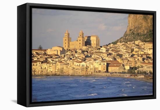 Cefalu, Palermo District, Sicily, Italy, Mediterranean, Europe-Bruno Morandi-Framed Premier Image Canvas