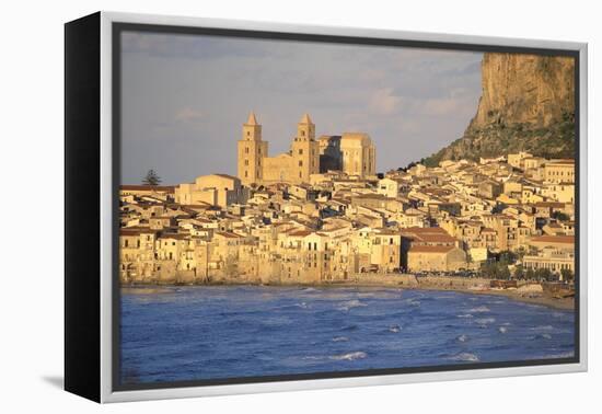 Cefalu, Palermo District, Sicily, Italy, Mediterranean, Europe-Bruno Morandi-Framed Premier Image Canvas