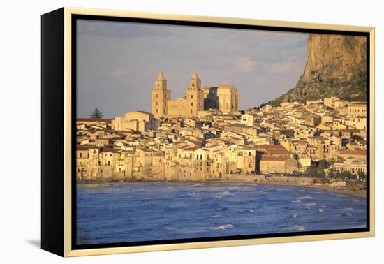 Cefalu, Palermo District, Sicily, Italy, Mediterranean, Europe-Bruno Morandi-Framed Premier Image Canvas