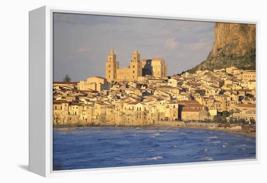 Cefalu, Palermo District, Sicily, Italy, Mediterranean, Europe-Bruno Morandi-Framed Premier Image Canvas