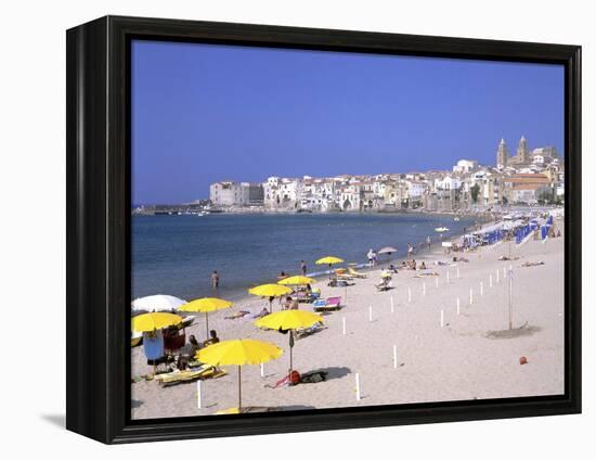 Cefalu, Sicily, Italy-Peter Thompson-Framed Premier Image Canvas