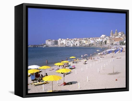 Cefalu, Sicily, Italy-Peter Thompson-Framed Premier Image Canvas