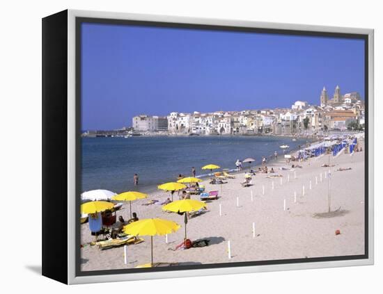 Cefalu, Sicily, Italy-Peter Thompson-Framed Premier Image Canvas