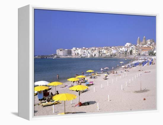 Cefalu, Sicily, Italy-Peter Thompson-Framed Premier Image Canvas