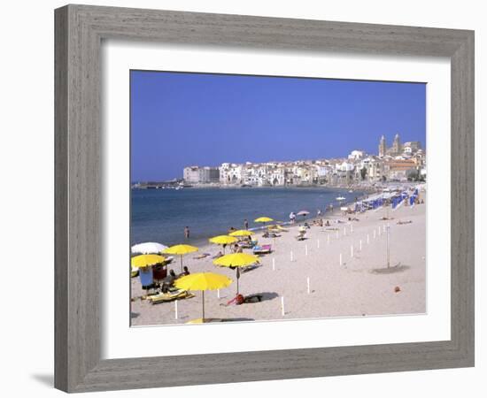 Cefalu, Sicily, Italy-Peter Thompson-Framed Photographic Print