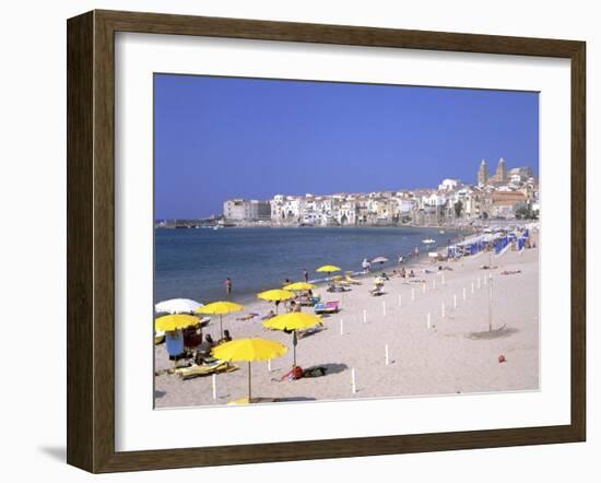 Cefalu, Sicily, Italy-Peter Thompson-Framed Photographic Print