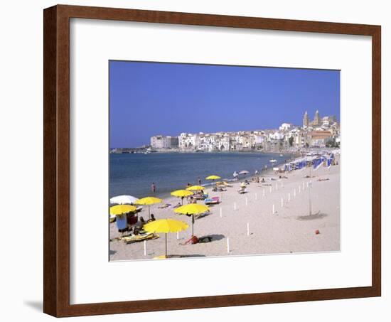 Cefalu, Sicily, Italy-Peter Thompson-Framed Photographic Print