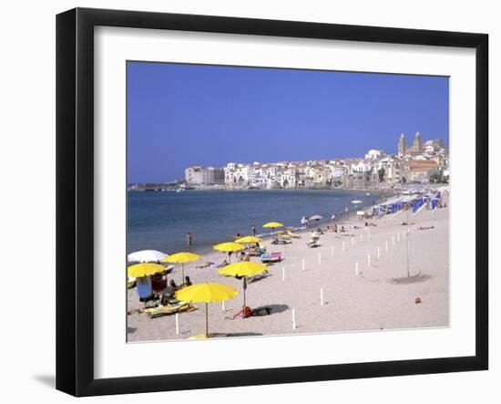 Cefalu, Sicily, Italy-Peter Thompson-Framed Photographic Print