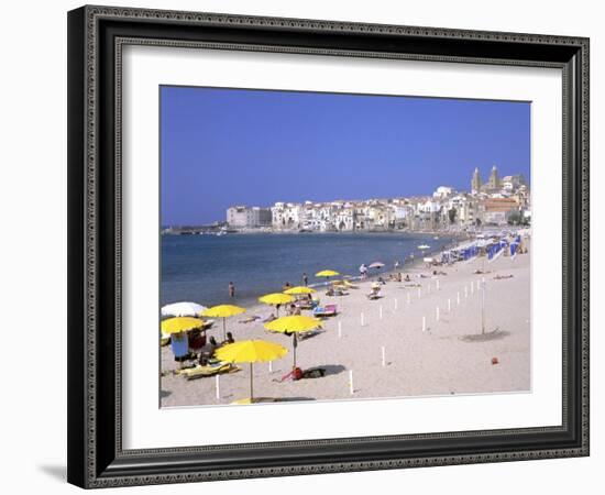 Cefalu, Sicily, Italy-Peter Thompson-Framed Photographic Print