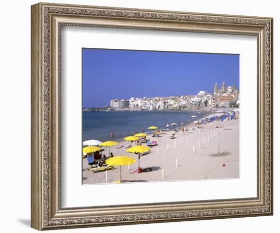 Cefalu, Sicily, Italy-Peter Thompson-Framed Photographic Print